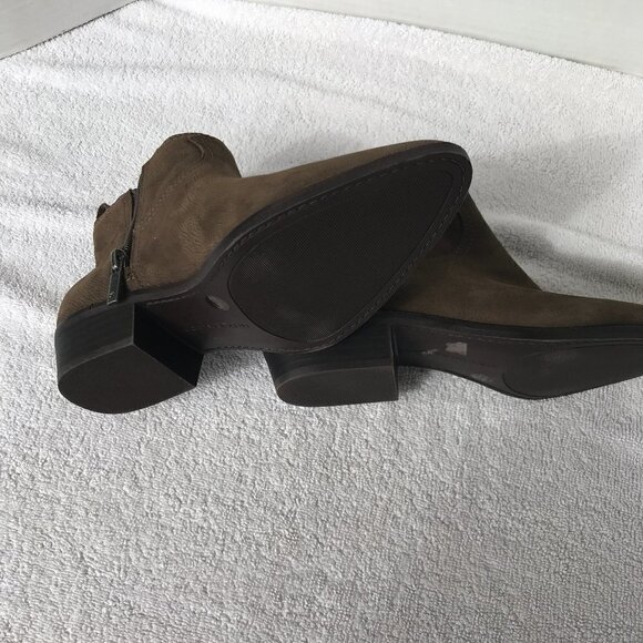 LUCKY BRAND HIKALLI WOMENS LEATHER BOOTIES SIZE 6 NEW - Picture 5 of 8